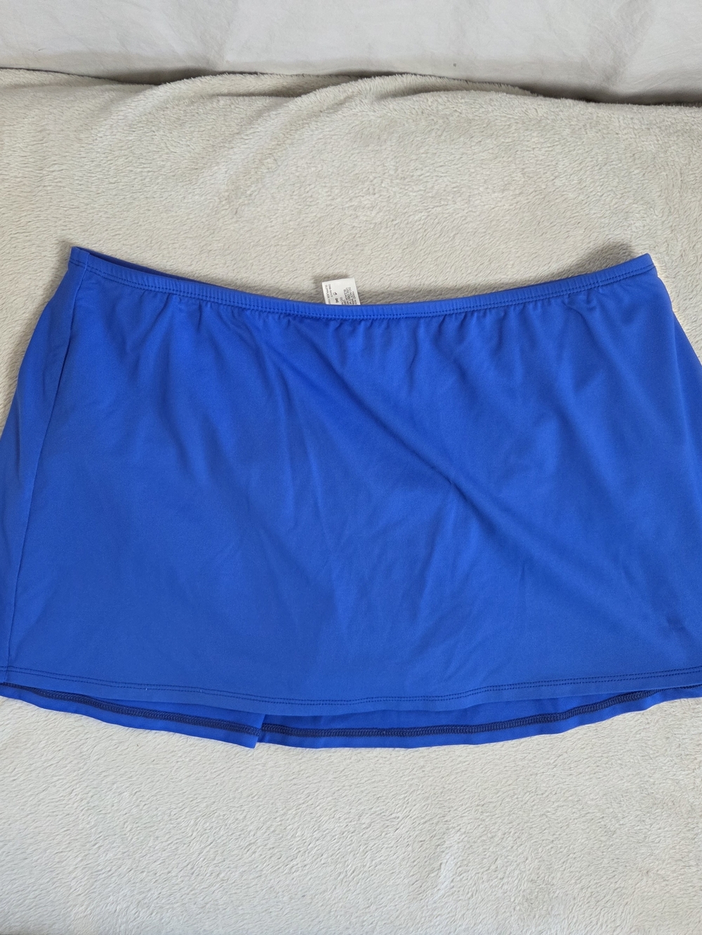 Liz Claiborne Solid Royal Blue Swim Skirt Size 16W EUC